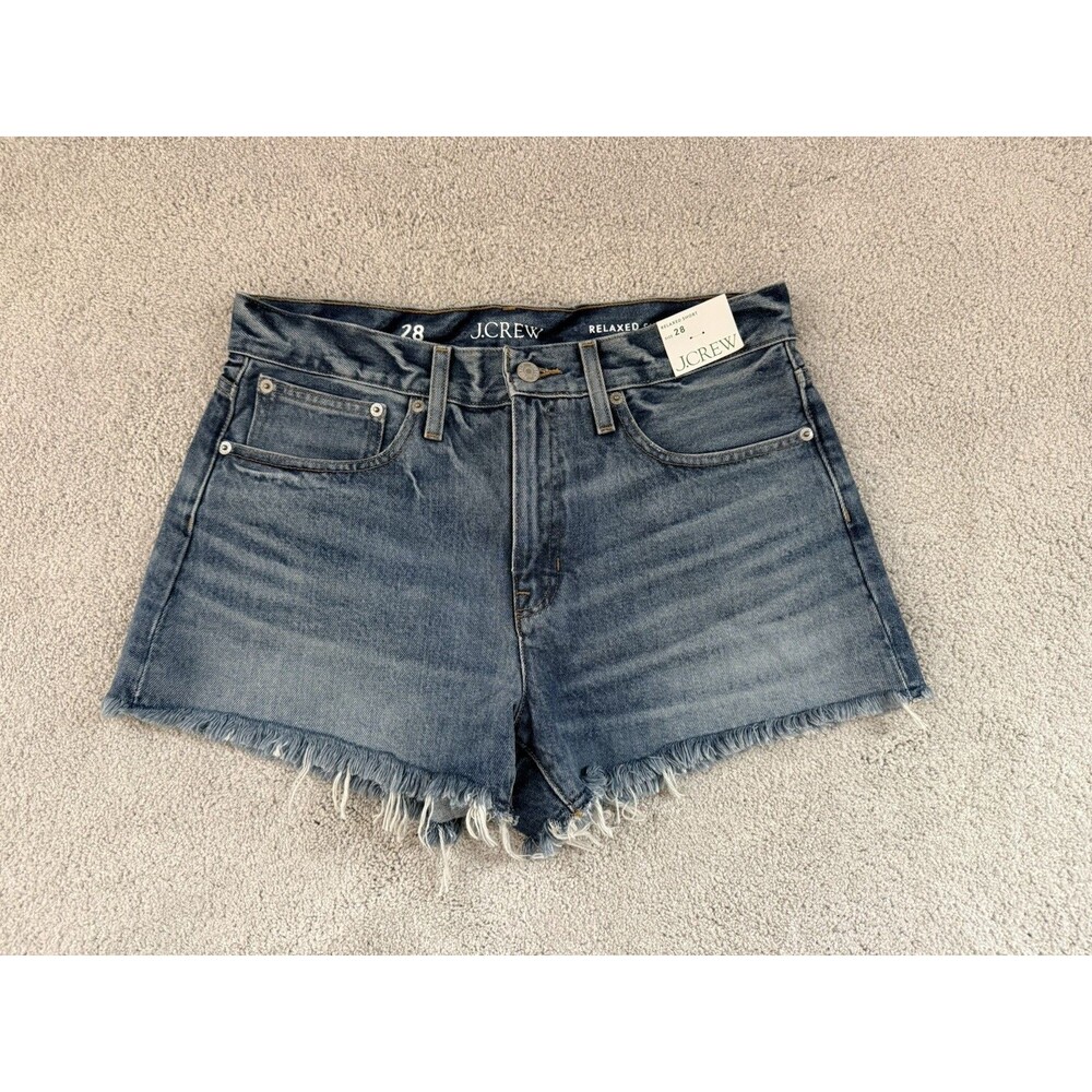 NWT JCREW Jean Shorts Relaxed Fit - Size 28